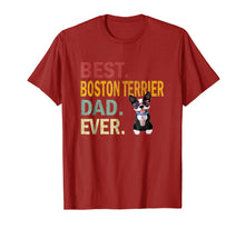 Ladda upp bild till gallerivisning, Funny shirts V-neck Tank top Hoodie sweatshirt usa uk au ca gifts for Best Boston Terrier Dad Ever Tshirt - Funny Dog Daddy Gift 2494064
