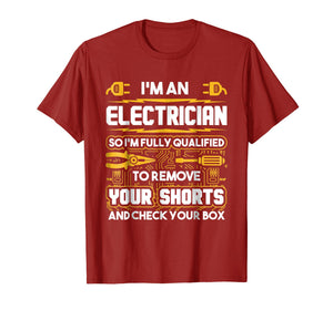 Funny shirts V-neck Tank top Hoodie sweatshirt usa uk au ca gifts for Funny Electrician Gifts - I'm An Electrician T-Shirt 1177535