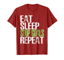 Ladda upp bild till gallerivisning, Funny shirts V-neck Tank top Hoodie sweatshirt usa uk au ca gifts for Eat Sleep Stop Goals Repeat T-Shirt Cool Gift Idea 1970880
