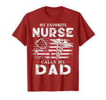 Ladda upp bild till gallerivisning, Mens My Favorite Nurse Calls Me Dad Shirt Dad Papa Father Gift T-Shirt 41784
