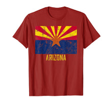 Ladda upp bild till gallerivisning, Funny shirts V-neck Tank top Hoodie sweatshirt usa uk au ca gifts for Distressed Arizona Flag T-Shirt AZ Vintage Tee Shirt 2153299
