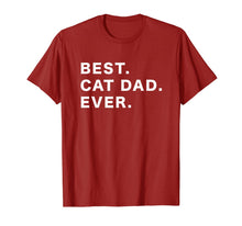 Ladda upp bild till gallerivisning, Mens Best Cat Dad Ever TShirt1059994
