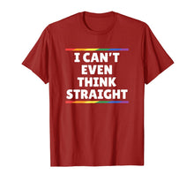 Ladda upp bild till gallerivisning, Funny Gay Pride - I Can't Even Think Straight T-Shirt-2453709
