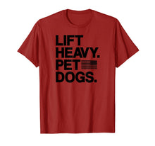 Ladda upp bild till gallerivisning, Lift Heavy Pet Dogs Gym T-Shirt for Weightlifters 365520
