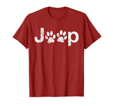 Ladda upp bild till gallerivisning, Funny Jeep Paw Prints Dogs Jeeps Lovers Distressed Men Women T-Shirt 112833

