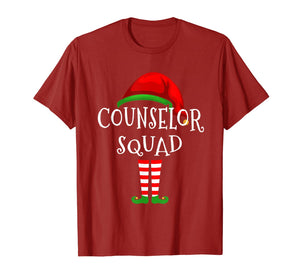 Funny shirts V-neck Tank top Hoodie sweatshirt usa uk au ca gifts for Counselor Squad Teacher Christmas Elf Funny Gifts T-Shirt 923848