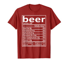 Ladda upp bild till gallerivisning, Funny shirts V-neck Tank top Hoodie sweatshirt usa uk au ca gifts for Beer Nutrition Thanksgiving Costume Food Facts Xmas Gifts T-Shirt 635134
