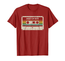 Ladda upp bild till gallerivisning, Vintage Best of 1971 48th Birthday Cassette T-Shirt
