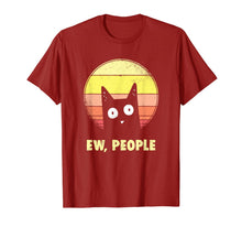 Ladda upp bild till gallerivisning, Ew, People Vintage Funny Cat Lover Gift, Graphic Cat T-Shirt-193586
