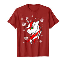 Ladda upp bild till gallerivisning, Funny shirts V-neck Tank top Hoodie sweatshirt usa uk au ca gifts for Christmas Unicorn Fun Girls Kids Snowflake Holiday Xmas T-Shirt 1053320
