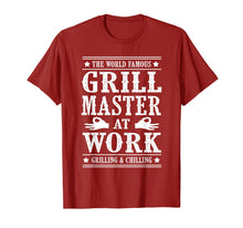 Ladda upp bild till gallerivisning, Grill Master Barbecue BBQ Smoker Grillin Dad Grandpa Gifts TShirt875697
