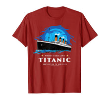 Ladda upp bild till gallerivisning, Kids Gift - RMS Titanic White Star line Maiden Voyage 1912 T-Shirt-2083314
