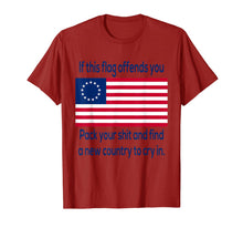 Ladda upp bild till gallerivisning, Offensive Betsy Ross Flag Shirt T-Shirt 181819
