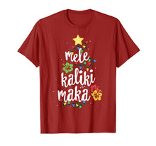 Ladda upp bild till gallerivisning, Mele Kalikimaka Shirt For Women Hawaiian Hawaii Christmas T-Shirt-164439
