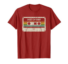Ladda upp bild till gallerivisning, Vintage Best of 1989 30th Birthday Cassette T-Shirt 260419
