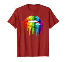 Ladda upp bild till gallerivisning, LGBT Rainbow Lip Gay Pride T-Shirt-860618
