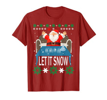 Ladda upp bild till gallerivisning, Let it Snow Cocaine Santa Funny Christmas T-Shirt-1267261
