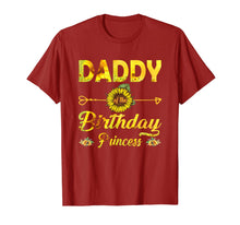Ladda upp bild till gallerivisning, Daddy Of The Birthday Princess Shirt Dad Sunflower Gifts T-Shirt-1281765
