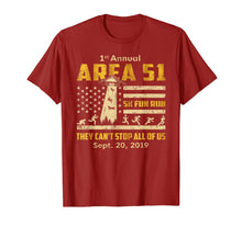 Ladda upp bild till gallerivisning, 1st Annual Area 51 5k Fun Run They Can't Stop All of Us T-Shirt 341516
