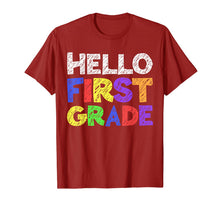Ladda upp bild till gallerivisning, Hello First Grade T-Shirt 1st Grade Back To School 126617
