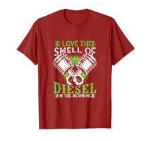 Ladda upp bild till gallerivisning, I Love the Smell of Diesel in the Morning Truck Driver Shirt 454926
