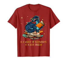 Ladda upp bild till gallerivisning, Funny Reading Gift Book Dragon Books Nerds - Dragon Lovers T-Shirt-383493
