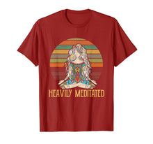Ladda upp bild till gallerivisning, Womens Heavily Meditated Yoga Funny T shirt Gift T-Shirt 233642

