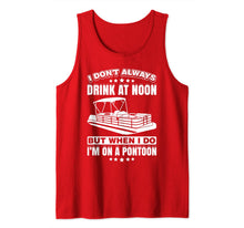 Ladda upp bild till gallerivisning, Drink At Noon Pontoon Boat Funny Motor Boating Lake Tank Top 140446
