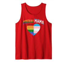 Ladda upp bild till gallerivisning, proud Mama flag heart Rainbow LGBT Transgender Pride Month Tank Top 279949
