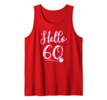 Ladda upp bild till gallerivisning, Hello Sixty 60 years old 60th Birthday Women's Gifts Flowers Tank Top 701897
