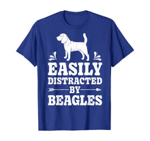 Ladda upp bild till gallerivisning, Funny shirts V-neck Tank top Hoodie sweatshirt usa uk au ca gifts for Easily Distracted By Beagles Funny Dog Lover Gifts Beagle T-Shirt 879791
