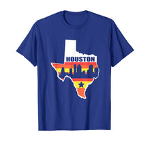Ladda upp bild till gallerivisning, Houston Texas Shirt Vintage State Flag Houston Skyline 207627
