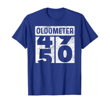 Ladda upp bild till gallerivisning, Oldometer Odometer Funny 50th Birthday Gift 50 yrs Old Joke T-Shirt 336557
