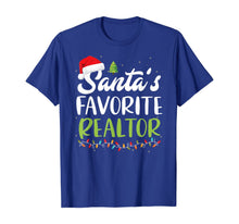 Ladda upp bild till gallerivisning, Funny Santa's Favorite Realtor Christmas Santa Hat Light  T-Shirt 327505
