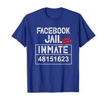 Ladda upp bild till gallerivisning, Funny Facebook Jail Inmate Repeat Offender Gag Gift  T-Shirt 261483
