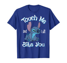 Ladda upp bild till gallerivisning, Stitch Touch Me And I Will Bite You Shirt For Fans 57995
