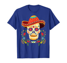 Ladda upp bild till gallerivisning, Day Of The Dead Skull Gifts Funny Cinco De Mayo Men Women T-Shirt 792003
