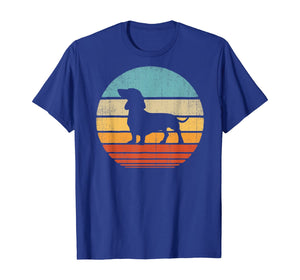 Funny shirts V-neck Tank top Hoodie sweatshirt usa uk au ca gifts for Dachshund Vintage Silhouette 60s 70s Retro Gifts Dog Lover T-Shirt 279074