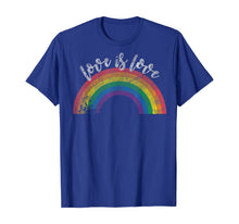 Ladda upp bild till gallerivisning, Love Is Love Shirt - Gay Pride Shirt Vintage Rainbow LGBT 158080
