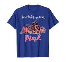 Ladda upp bild till gallerivisning, In October We Wear Pink Pumpkin Breast Cancer Awareness T-Shirt 87042
