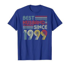 20th Wedding Anniversary Gifts Best Husband Since 1999 T-Shirt 175138