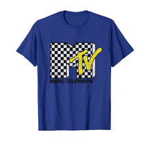 Ladda upp bild till gallerivisning, Checkered MTV Logo Checkerboard Print T-Shirt 112178
