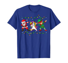 Ladda upp bild till gallerivisning, Funny shirts V-neck Tank top Hoodie sweatshirt usa uk au ca gifts for Dabbing Santa Elf Unicorn Christmas Kids Boys Men Xmas Gifts T-Shirt 526234
