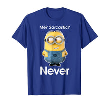 Ladda upp bild till gallerivisning, Despicable Me Minions Me Sarcastic Never Graphic T-Shirt 185800
