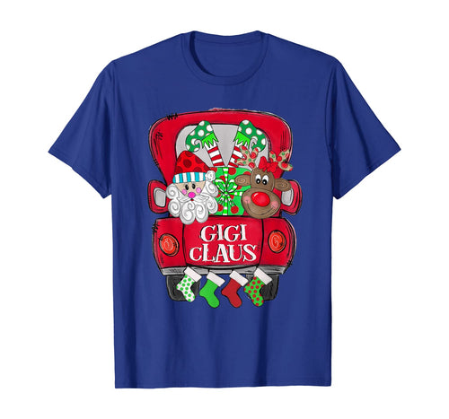 Funny shirts V-neck Tank top Hoodie sweatshirt usa uk au ca gifts for Gigi Claus Truck Christmas Santa Reindeer Pajama Gifts T-Shirt 637932