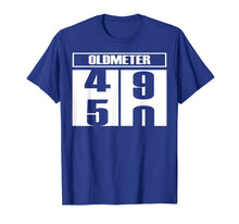 Ladda upp bild till gallerivisning, Oldmeter 50 T-Shirt 50th Birthday Gift Funny 1379781
