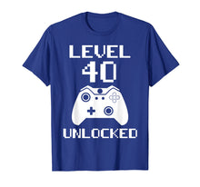 Ladda upp bild till gallerivisning, Funny shirts V-neck Tank top Hoodie sweatshirt usa uk au ca gifts for Level 40 Unlocked Shirt Funny Video Gamer 40th Birthday Gift T-Shirt 609139
