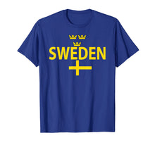 Ladda upp bild till gallerivisning, Funny shirts V-neck Tank top Hoodie sweatshirt usa uk au ca gifts for Sweden Soccer Jersey Swedish Flag Sverige Ice Hockey T-Shirt 1697070
