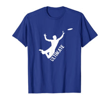 Ladda upp bild till gallerivisning, Ultimate Frisbee Silhouette T-Shirt | Frisbee Jumping Catch 758212
