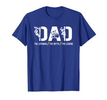 Ladda upp bild till gallerivisning, Funny shirts V-neck Tank top Hoodie sweatshirt usa uk au ca gifts for Dad The Lineman The Myth The Legend T-Shirt Men&#39;s Gifts 1540788
